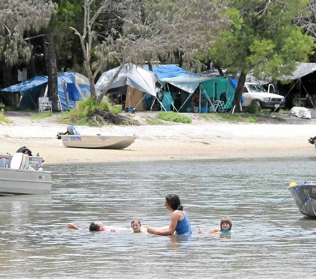Inskip Point campsite Inskip Point campsite